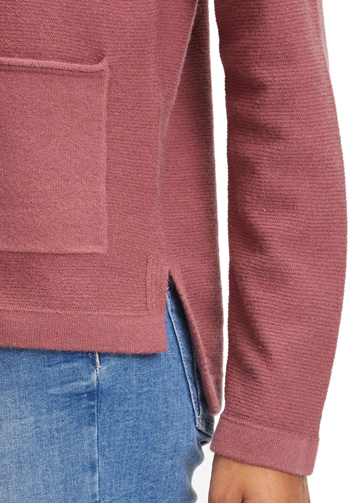 Betty Barclay Strickpullover U- Boot Ausschnitt aufgesetzten Taschen grau, rot,blau S22 57951026 36 | 8039 Pacific Co | 