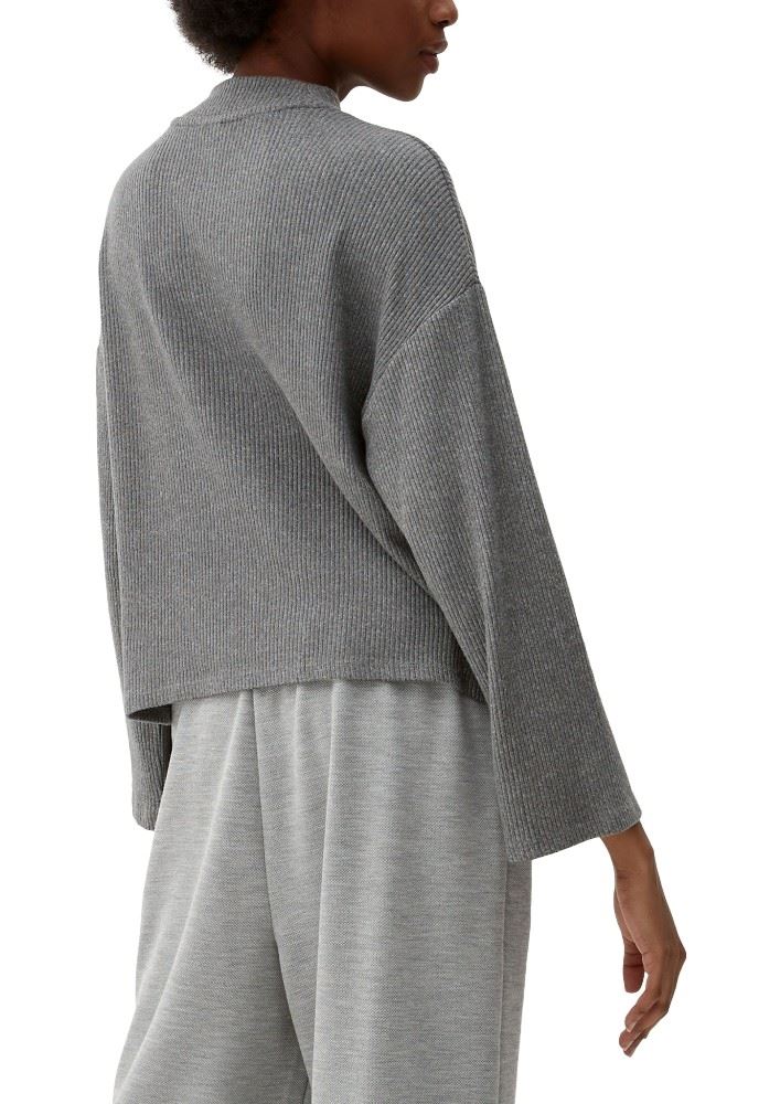 QS designed by Rippshirt im Loose Fit gelb, blau, grau S13  2120102 L | 52W0 BLUE | 