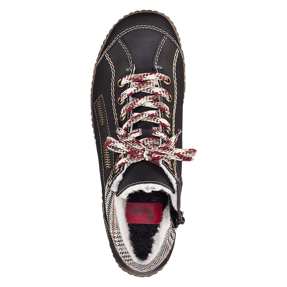 Rieker Stiefelette gelb + schwarz L7543 