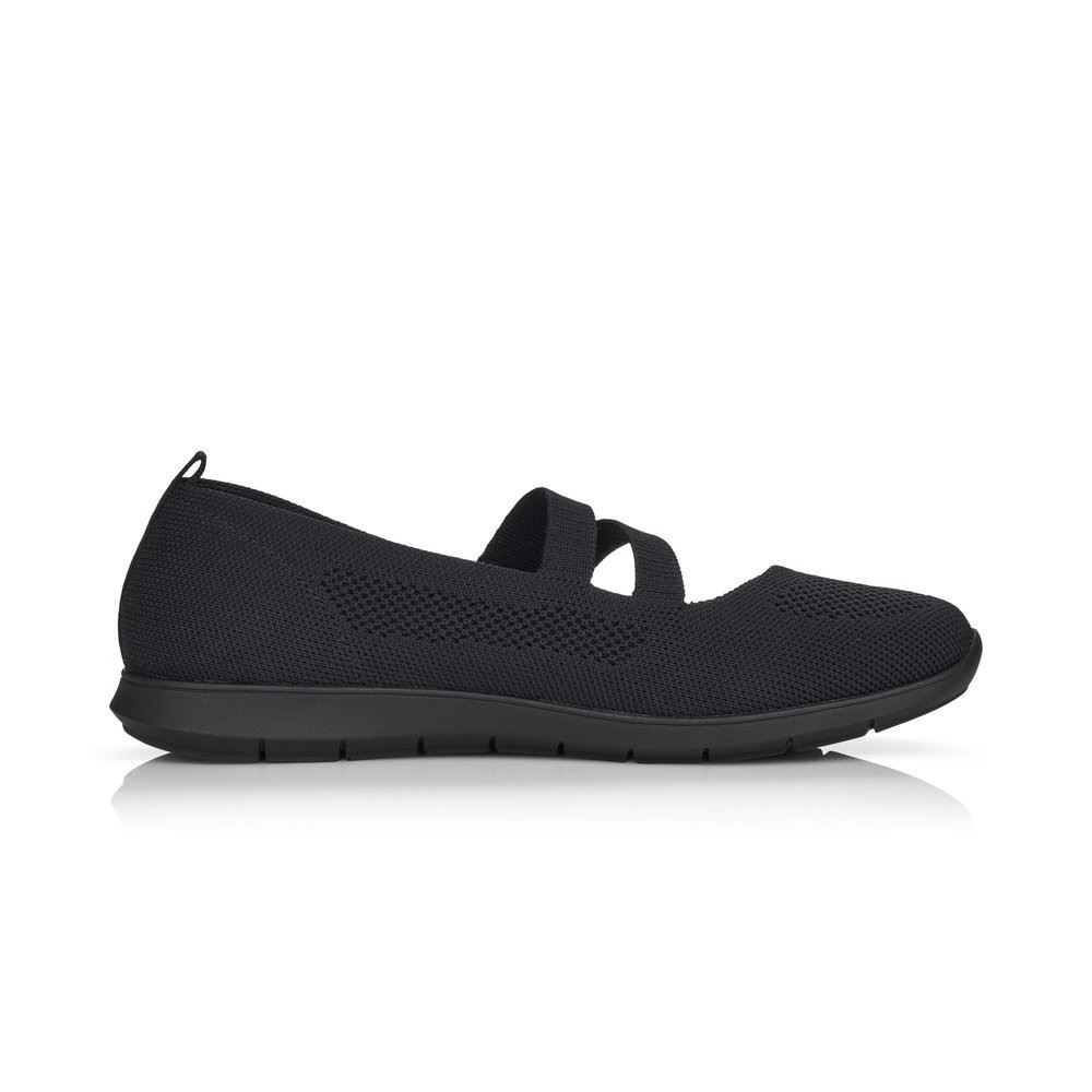 Remonte Damen Ballerinas schwarz R7102-01 