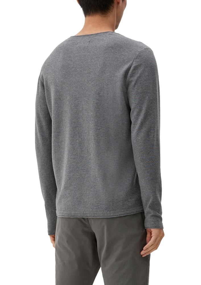 s.Oliver Pullover mit Rollsaumblende S22 2124525 