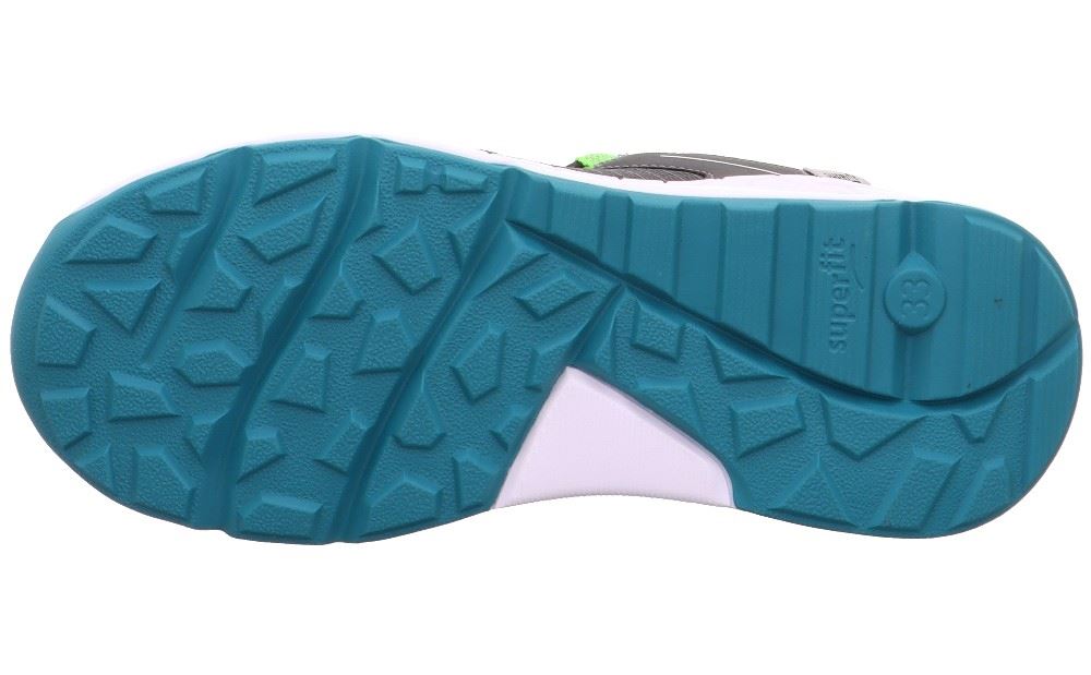 SUPERFIT FREE RIDE Sneaker Grau Grün Gore-Tex Membran wasserdicht 1-000550-2000 37 | grau/hellgrün | 
