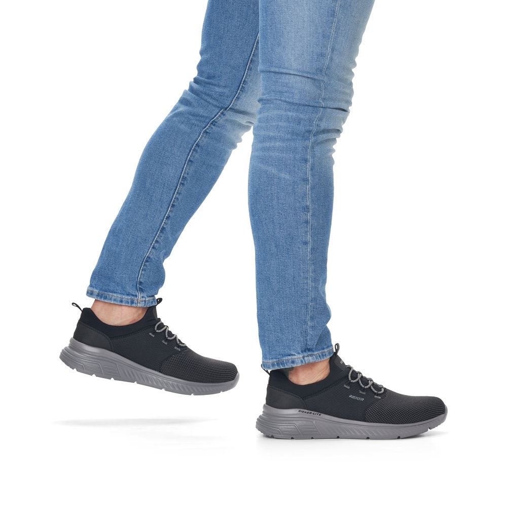 Rieker Antistress Herren Sneaker Slipper grau S13 B6450-00 