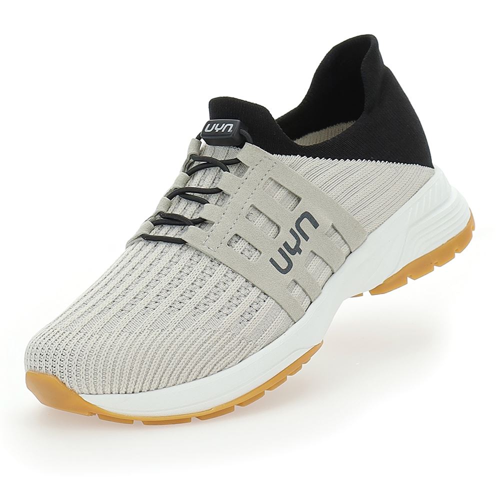 UYN HARU SHOES SX4 Damen Sneaker Merinowolle weiß, grau S13 Y100191 