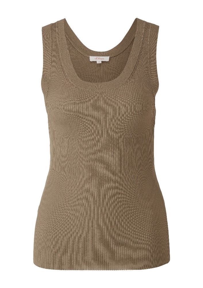 s.Oliver Top aus Rippstoff 2113475 