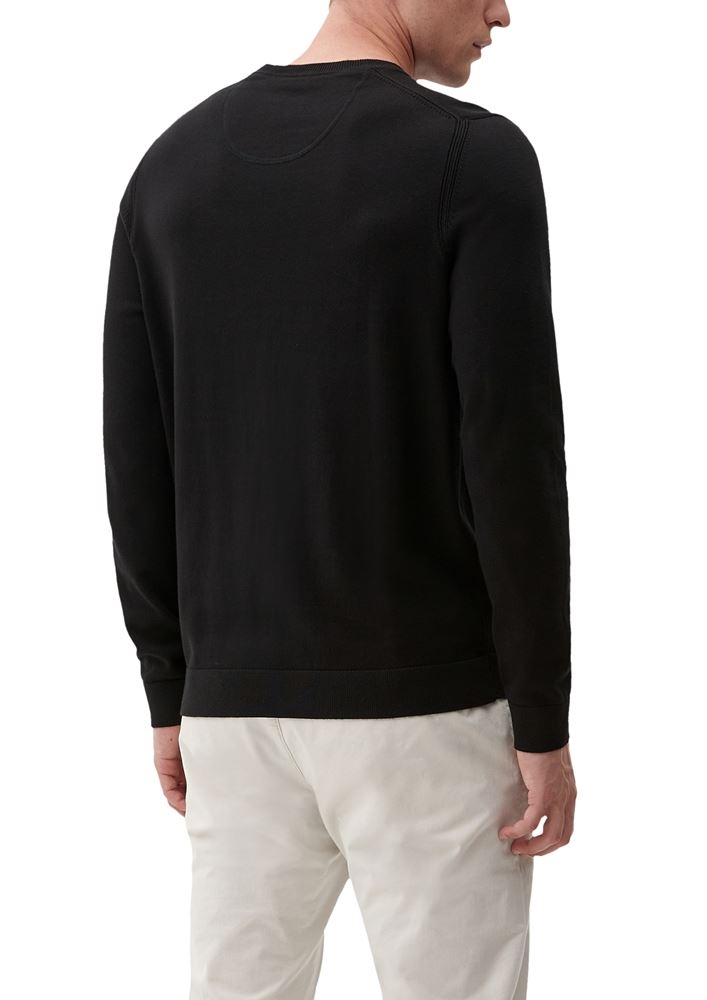 s.Oliver Herren Feinstrickpullover Rippbündchen Baumwolle blau,schwarz S22 2121351 XXL | 79W0 GREEN | 