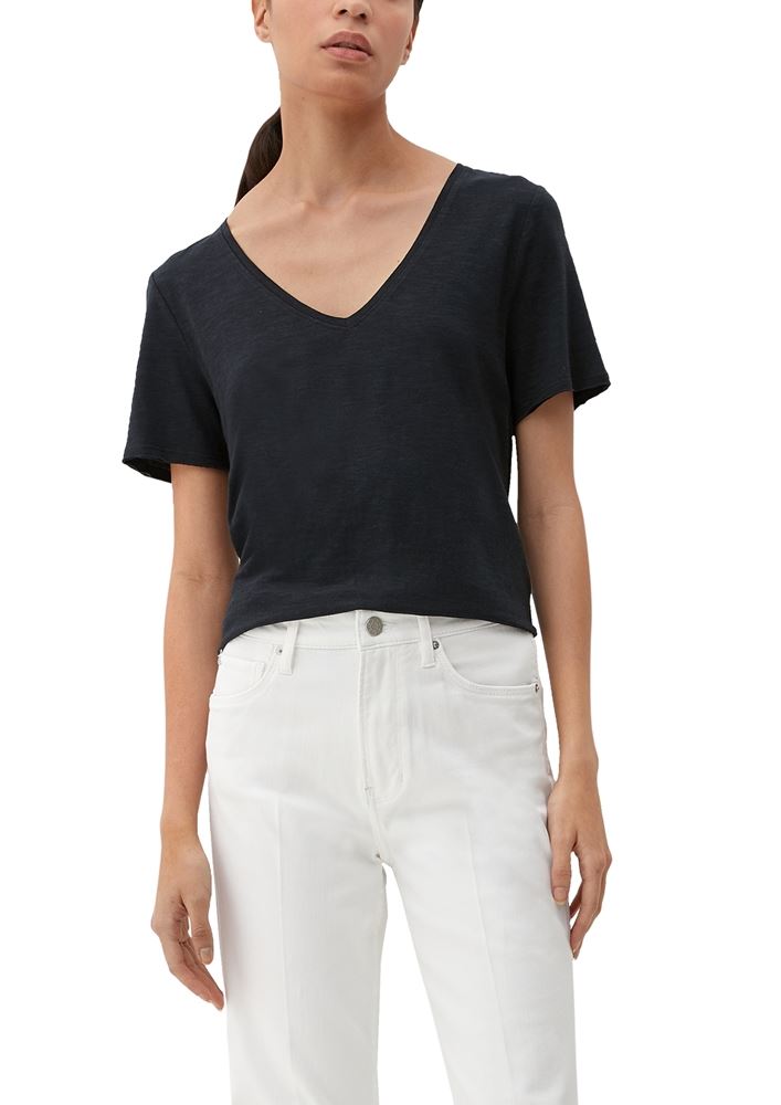 s.Oliver T-Shirt aus Viskosemix  weiss, blau, grün, pink, schwarz S13  2130696 