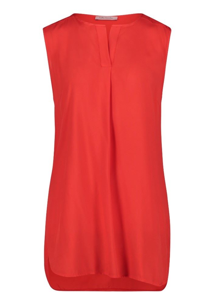 Betty Barclay Bluse Top weiß rot 60202587 