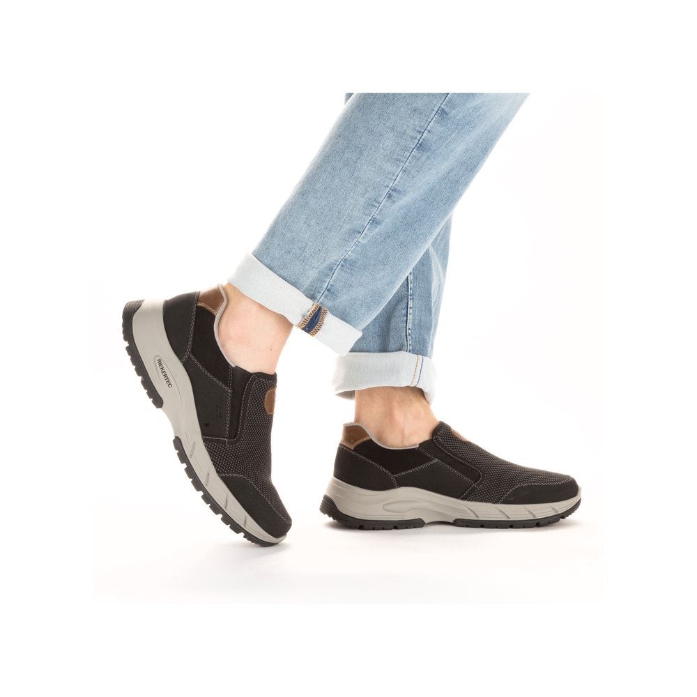 Rieker Antistress Herren Slipper Schlupfschuh schwarz S13 19150-00 