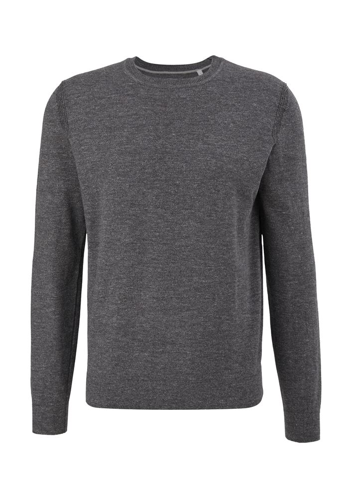 s.Oliver Strickpullover in melierter Optik S22 2124527 XL | 01W1 WHITE | 