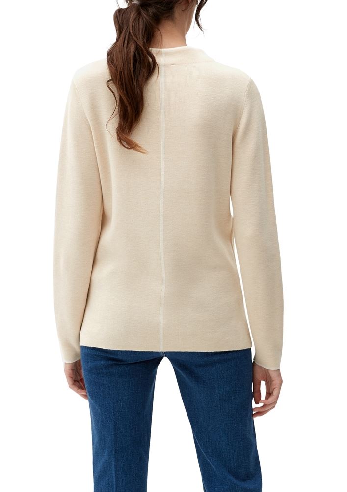 s.Oliver Pullover aus Viskosemix S22 2120681 32 | 9999 GREY/BLACK | 