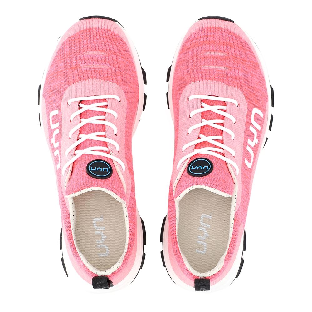 UYN LADY AIR DUAL XC Damen Sneaker Merinowolle grün, pink S13 Y100161 