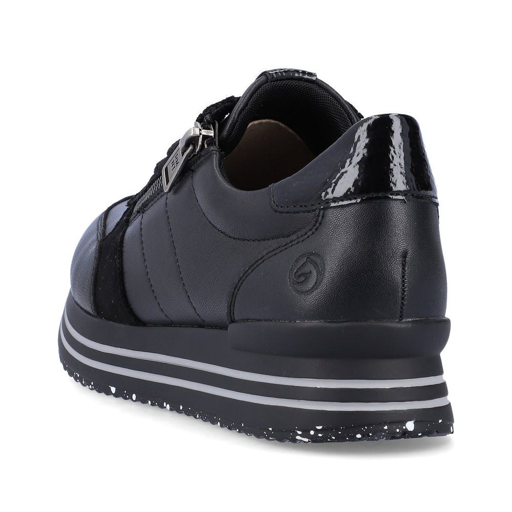 Remonte Sneaker Reißverschluss schwarz S13 D1316-02 38 | schwarz/schwarz | G