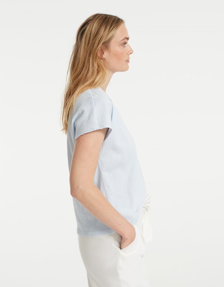 OPUS Shirt Skirius beige blau S12  10038410406122 