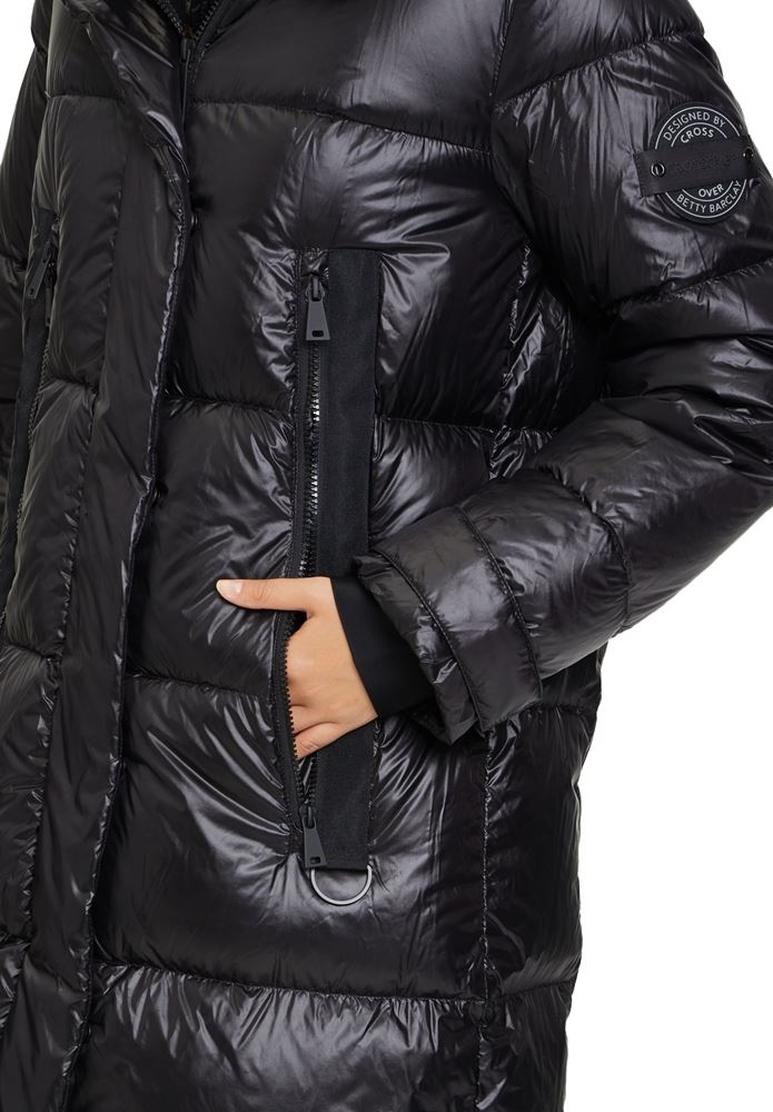 Betty Barclay Daunensteppjacke S22 schwarz und toffee S22 73191562 38 | 9045 Black | 
