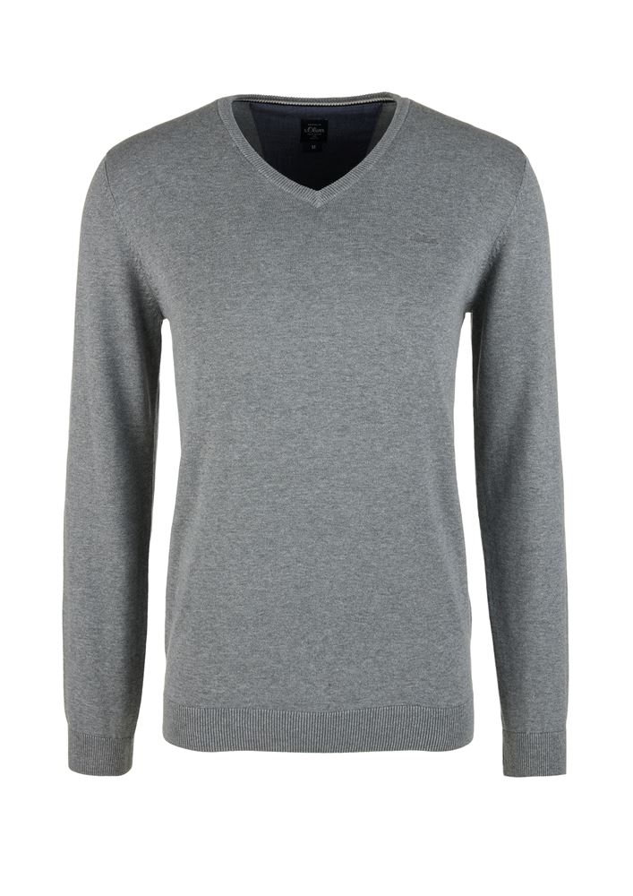 s.Oliver Feinstrickpullover mit V - Ausschnitt  Noos 2040666 