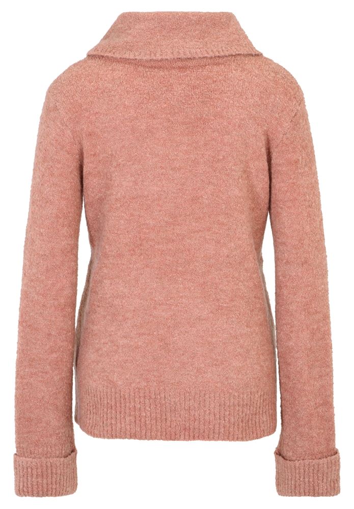 Betty Barclay Pullover großer Kragen beige grün rot S22 57621183 
