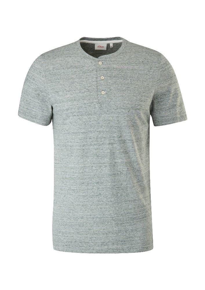 s.Oliver T - Shirt Henleykragen verschiedene Farben 2111329 