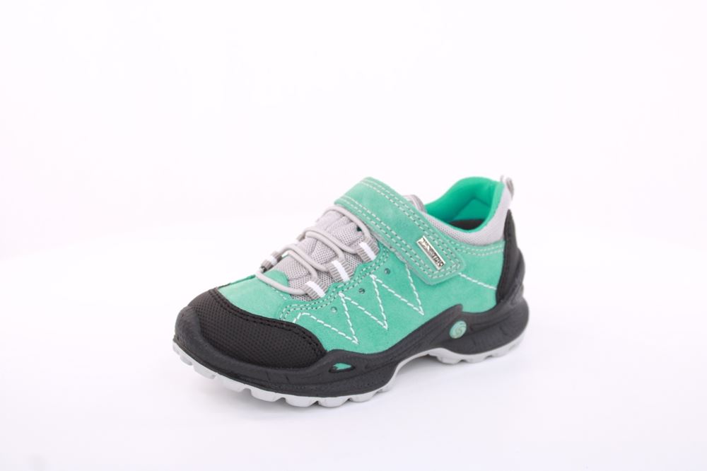 Imac Kinder Outdoor- Sneaker Halbschuh TEX- Membran Klettverschluss grau, grün S13  381918 