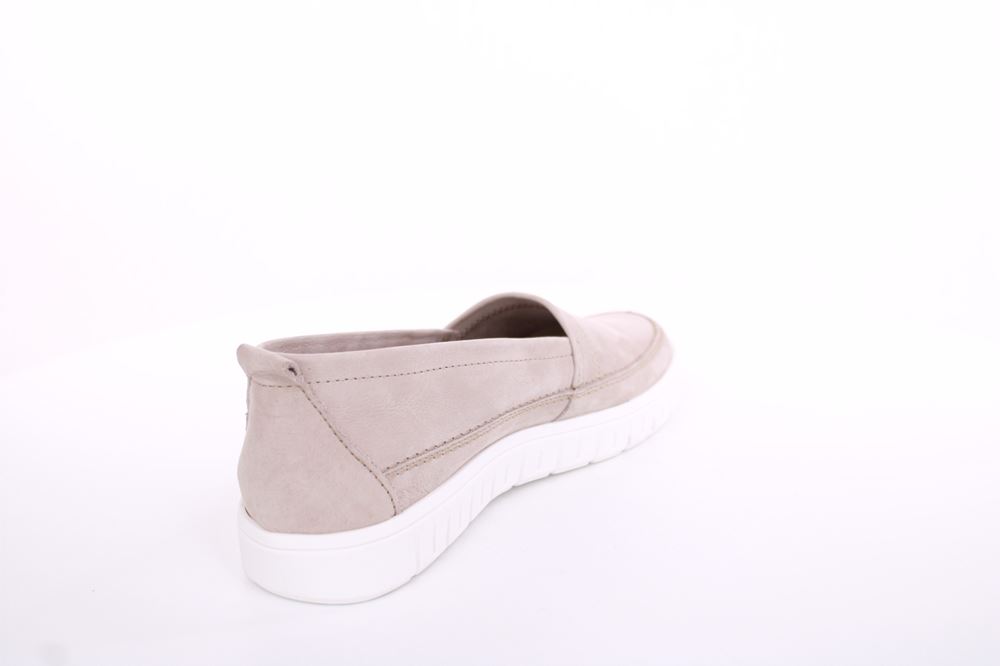 ACO TILDA 06 Damen Slipper Leder weiß, grau  S13 1295/10916 