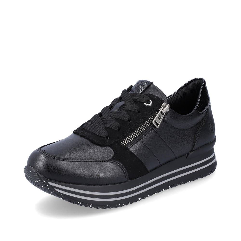 Remonte Sneaker Reißverschluss schwarz S13 D1316-02 38 | schwarz/schwarz | G