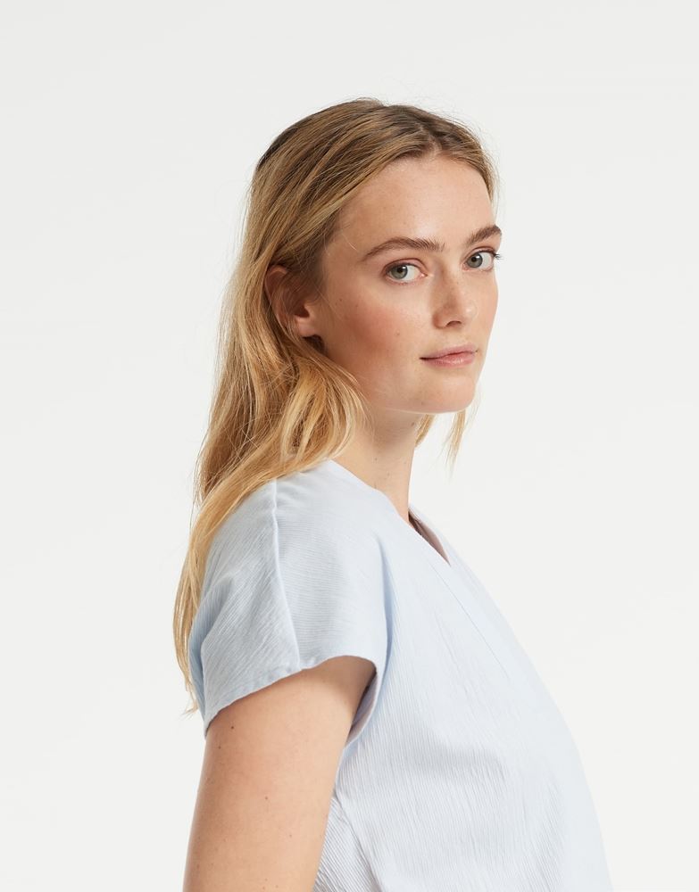 OPUS Shirt Skirius beige blau S12  10038410406122 