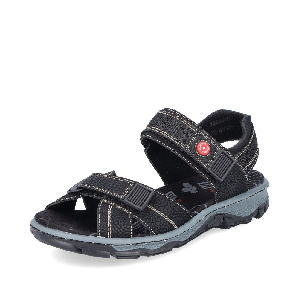 Rieker Damen Trekkingsandalen asphaltschwarz S13  68851-02 