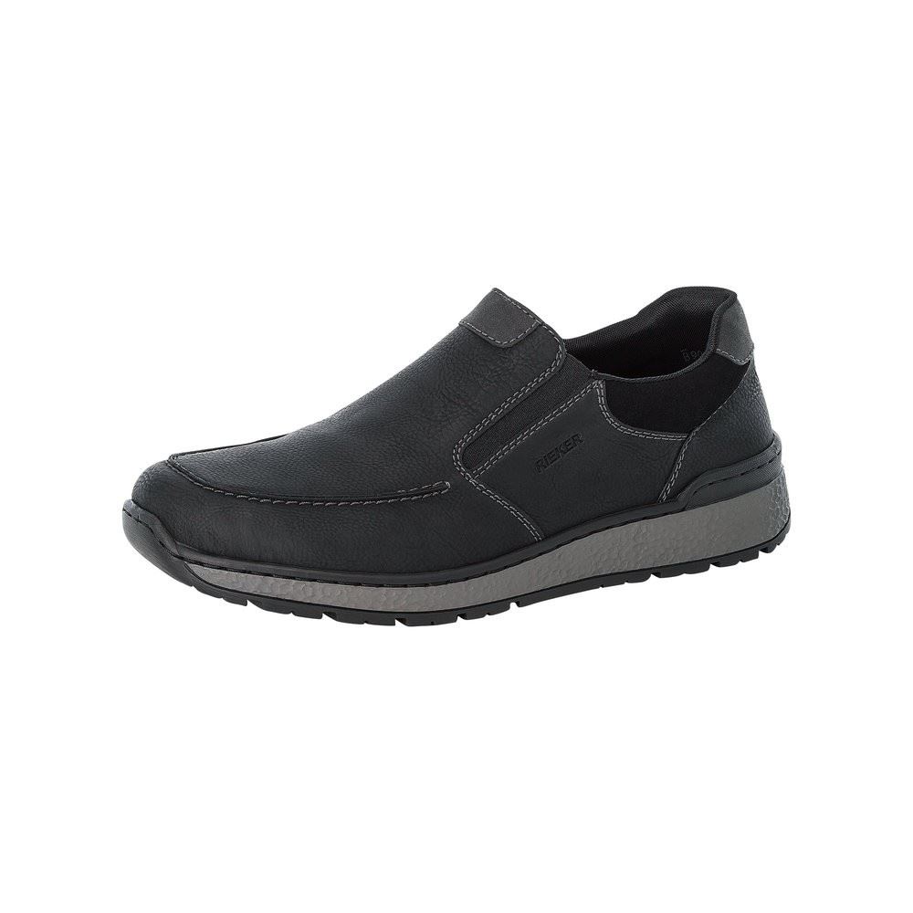 Rieker Slipper Antistress extra Weite schwarz B9062 