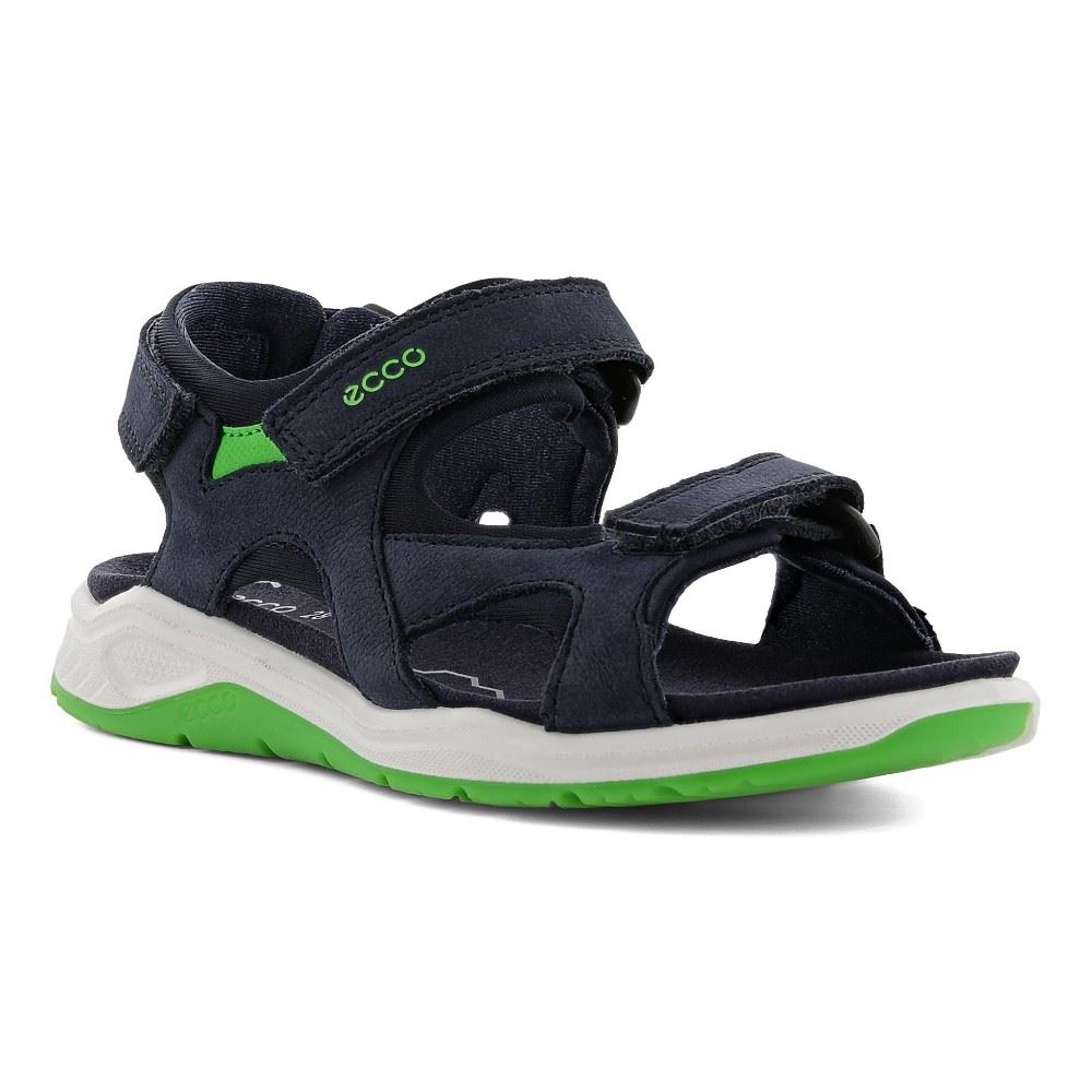 ECCO X-Trinsic Kavalan Trekking Sandale Kinder blau schwarz 710622 