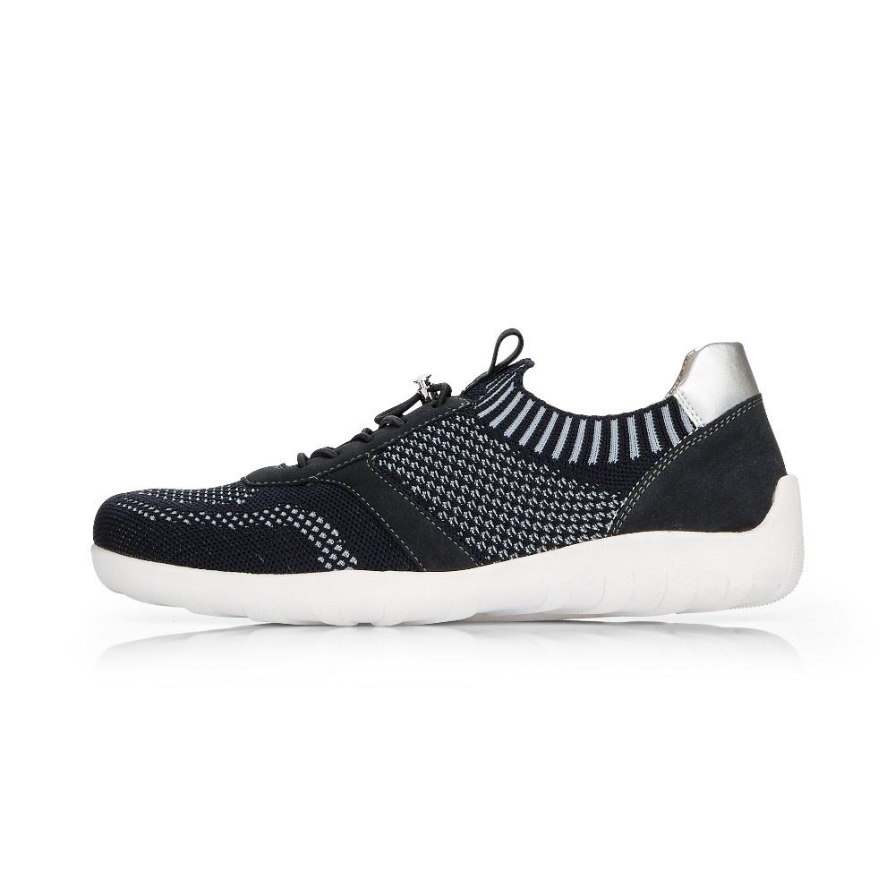 Remonte Sneaker Schnürer rose/dunkelblau/schwarz R3511 