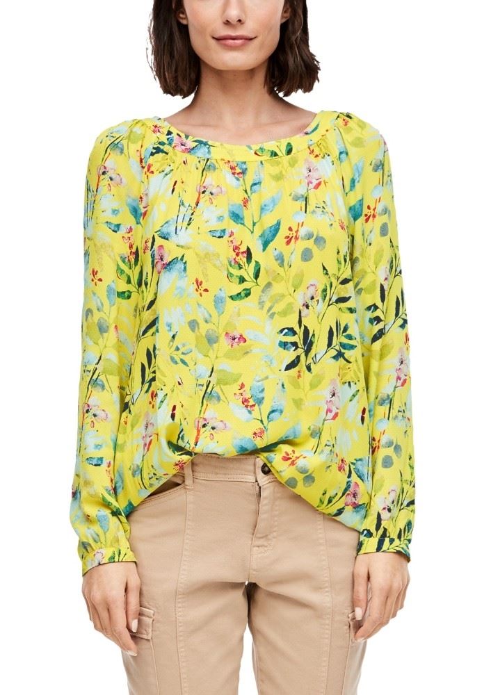 s.Oliver Bluse Langarm Floral 04899116081 1277395 