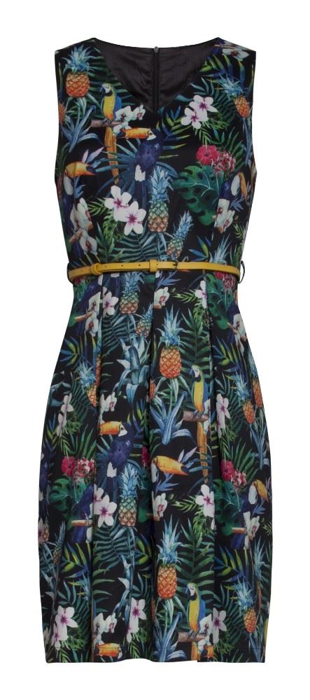 Smashed Lemon Kleid 20049 42 | multi/black | 