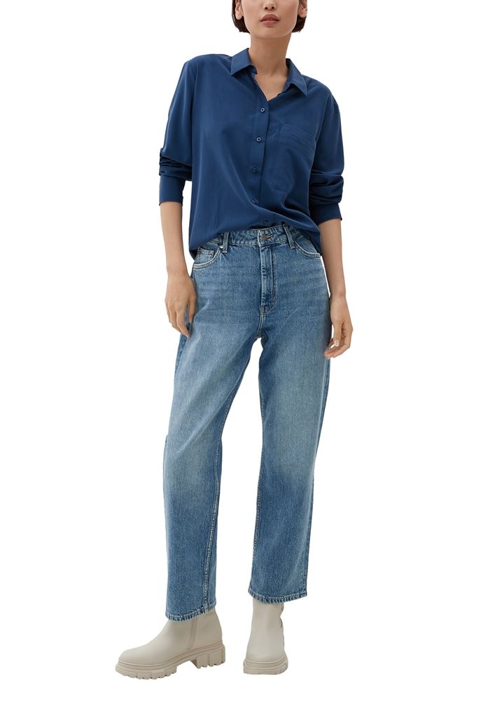 s.Oliver 5-Pocket-Jeans- Straight blau S22 2125407 34 | 54Z4 BLUE | 