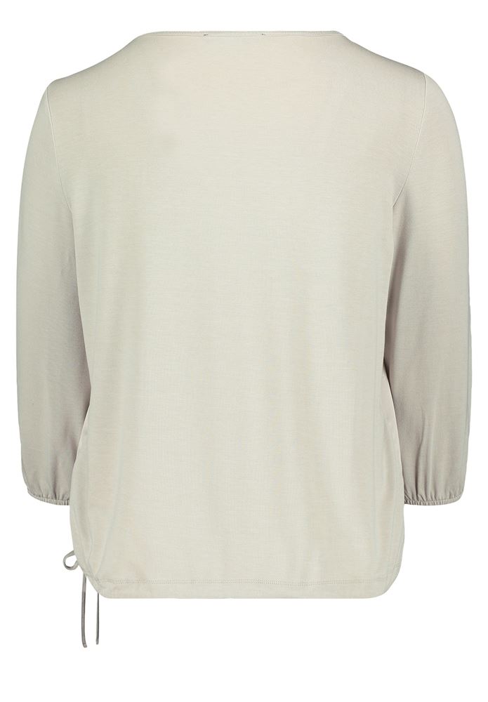 Betty Barclay Blusenshirt 3/4Arm Frontprint beige S22 24581066 