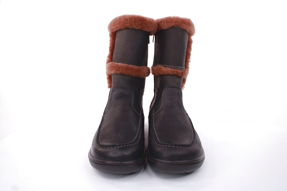 Jomos Damen Stiefel Leder Lammfell Comfortweite H schwarz S22 806503 41 | 000 schwarz | 
