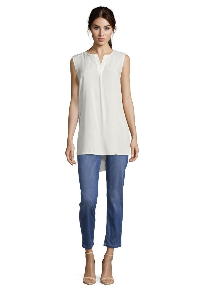 Betty Barclay Bluse Top weiß rot 60202587 40 | 1014 Offwhite | 