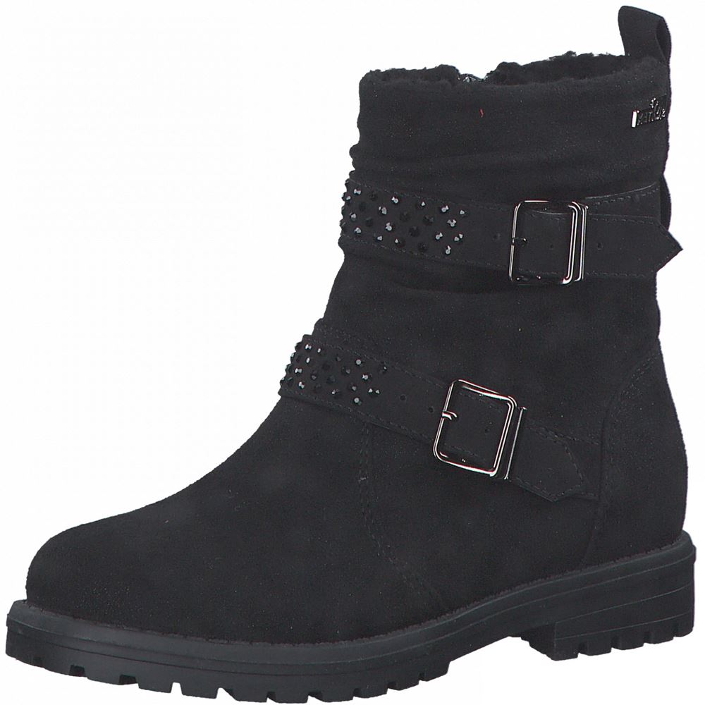 s.Oliver Stiefel Tex - Membran schwarz Reißverschluss S21 5-5-45403-27 