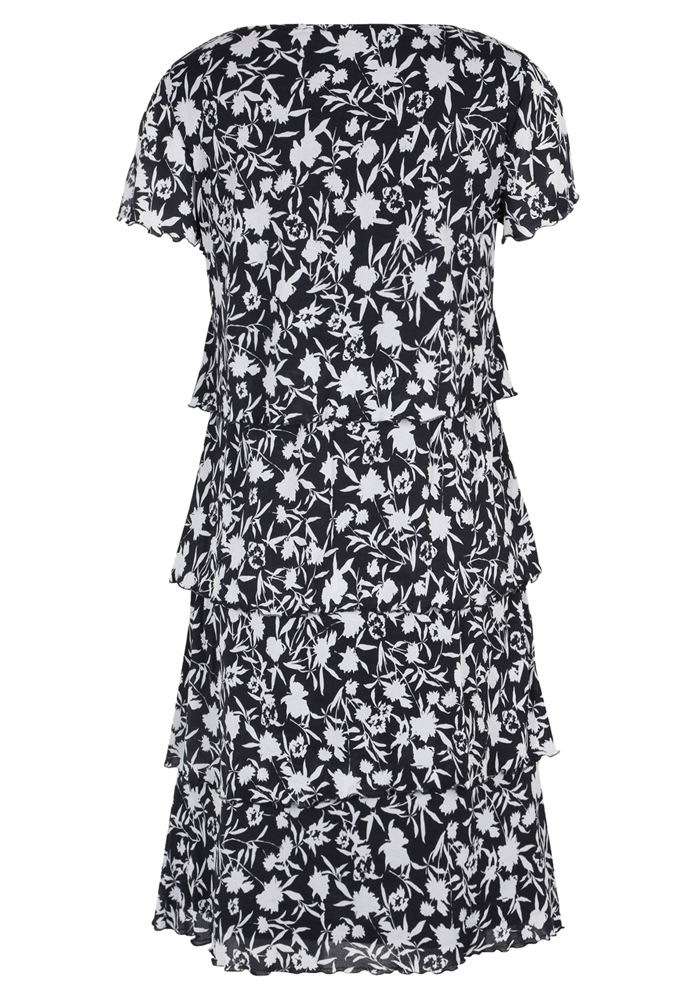 Betty Barclay Stufenkleid florales Muster blau S13 13331113 