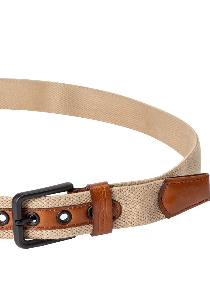 Camel Active Gürtel Baumwolle Leder beige 5B22402220 