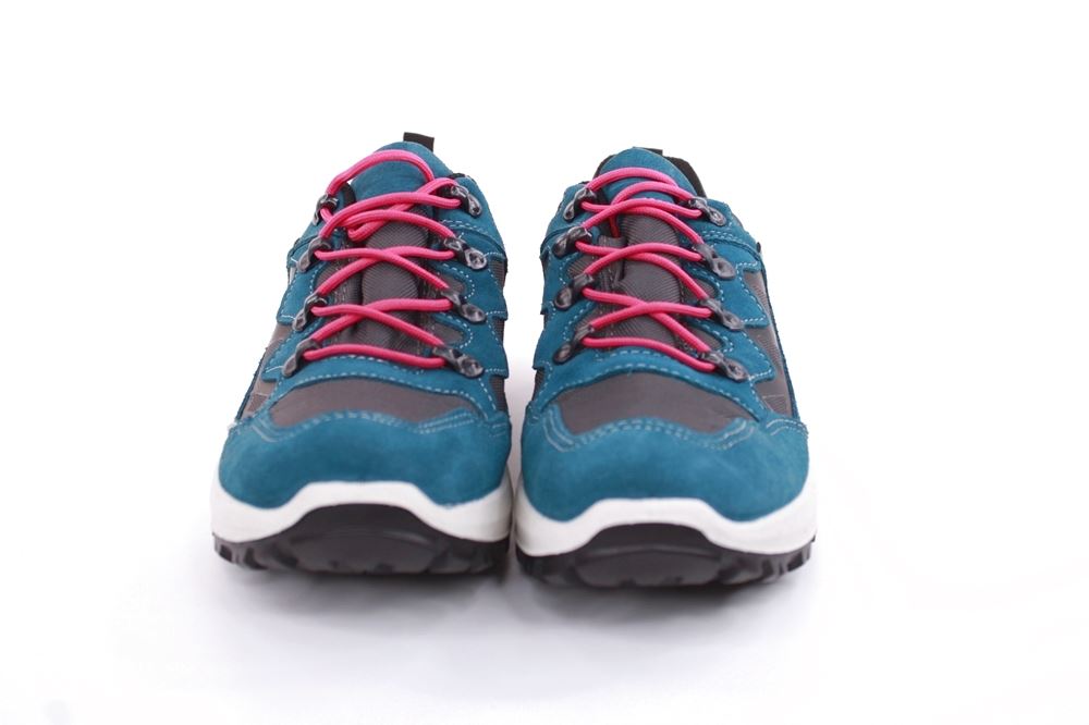IMAC Damen Halbschuh Outdoor- Schuh Schnellschnürung TEX- Membran blau S22 259678 42 | ottanio nero | 