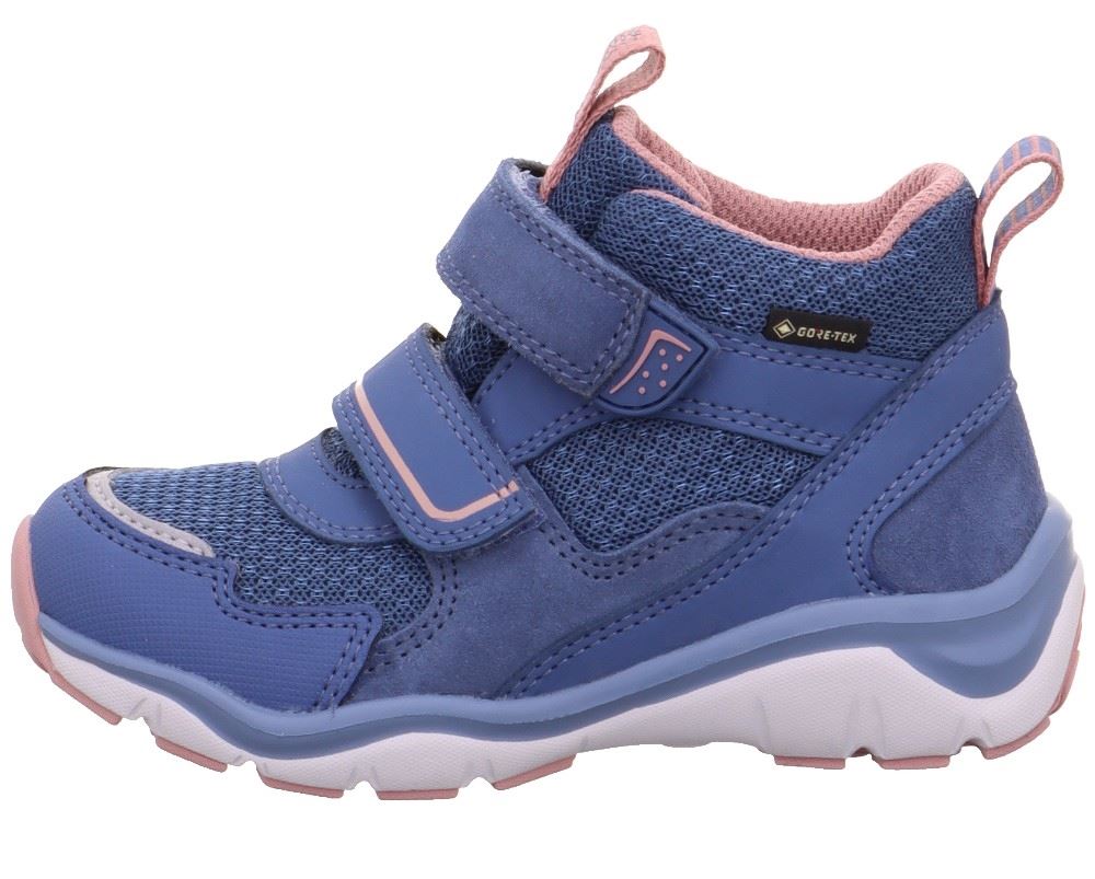 superfit SPORT5 Sneaker wasserdich GoreTex Lauflerner Blau Pink1-000246-8050 