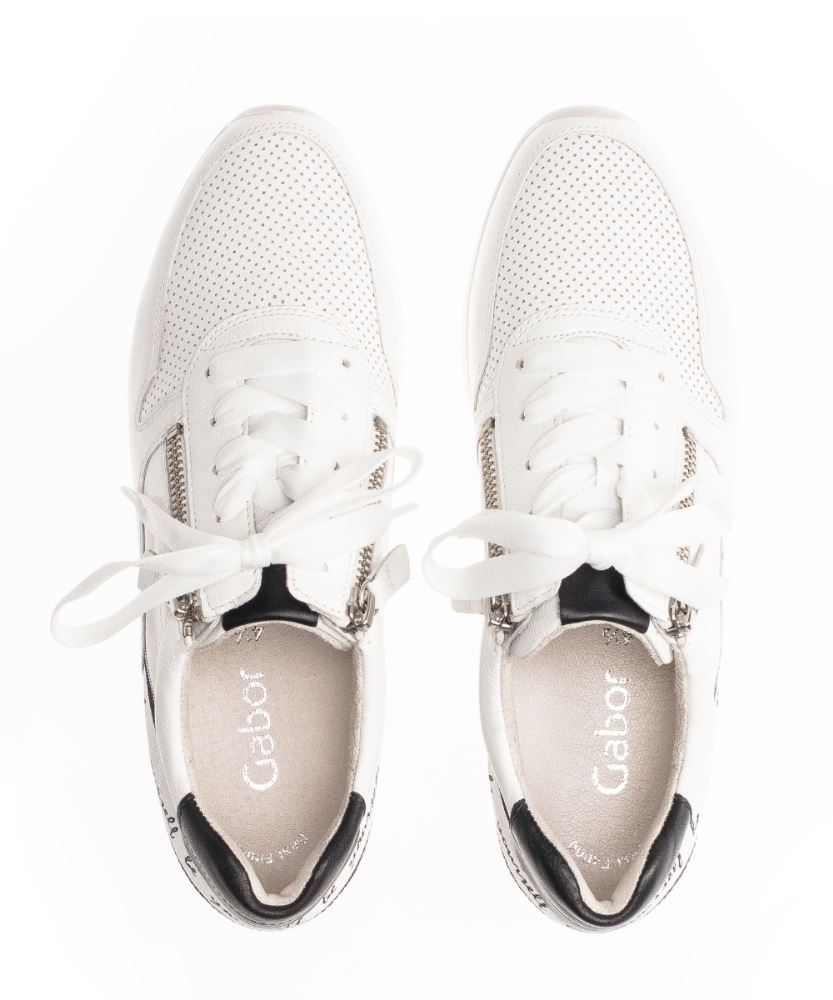 Gabor Sneaker weiß 43.421.27 3,5 | weiss/schwarz | 
