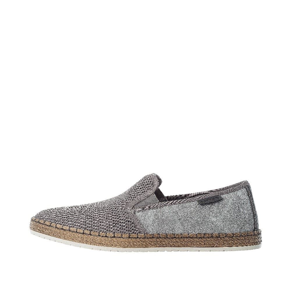 Rieker Antistress Herren Slipper grau S12 B5265-43 