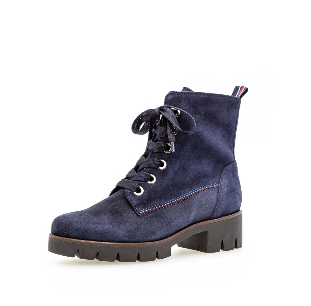 Gabor Schnürstiefelette blau 51.711.16 