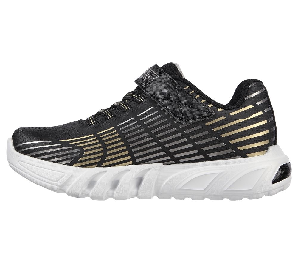 Skechers Flex Glow Elite BKGD S Lights Sneaker Kinder Jungen schwarz S12   400135L 32 | BKGD | 