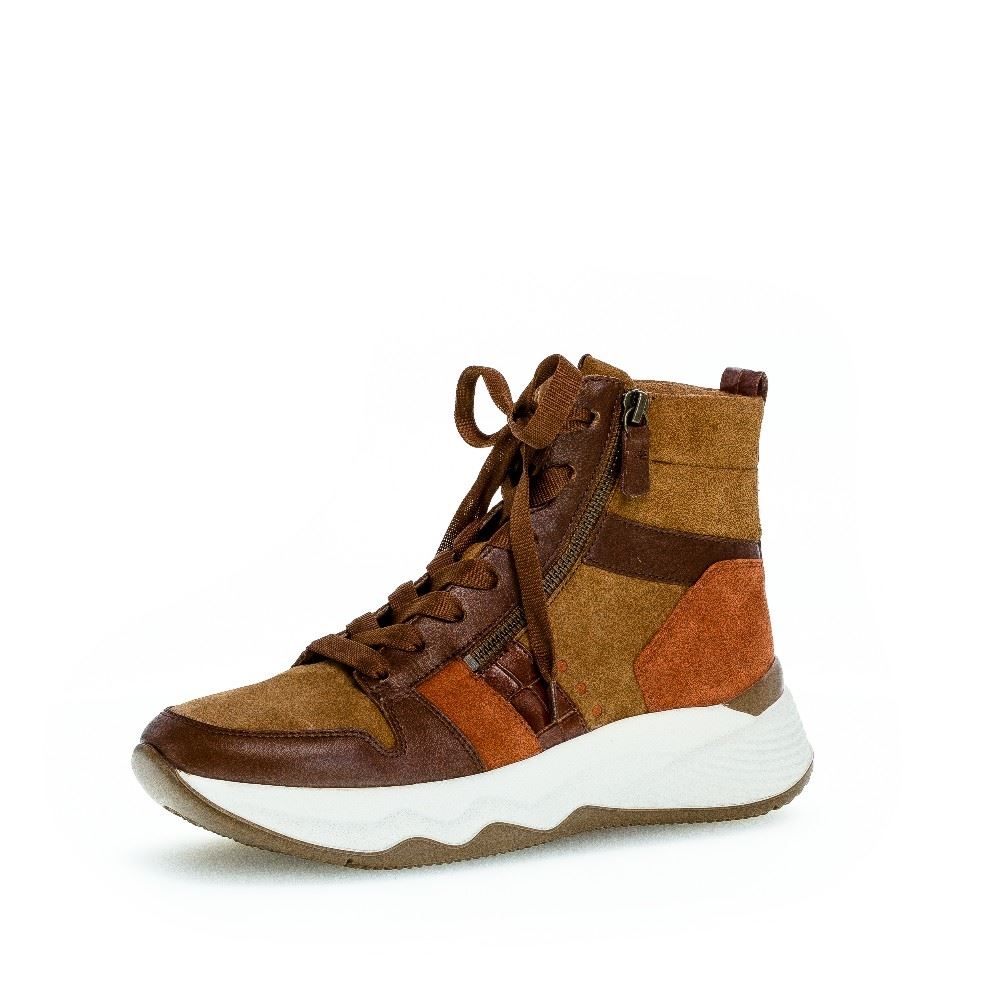 Gabor Sneaker high braun 53.591.24 7,5 | sattel | 