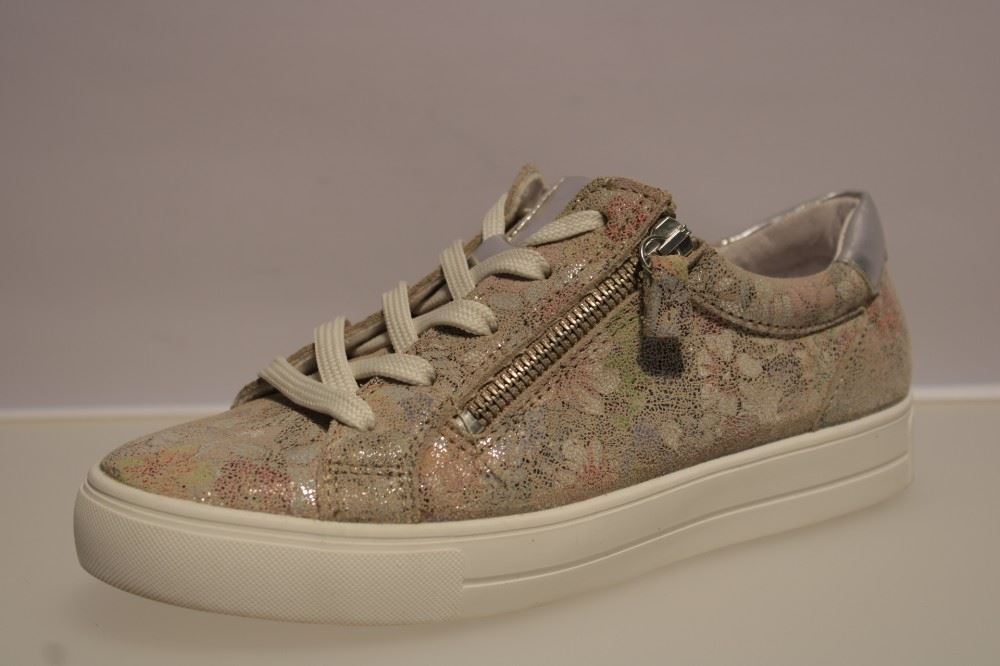 Aco Sneaker Reißverschluß Kim 48 Blumen 520/8178 39 | 1405 ice flox | 