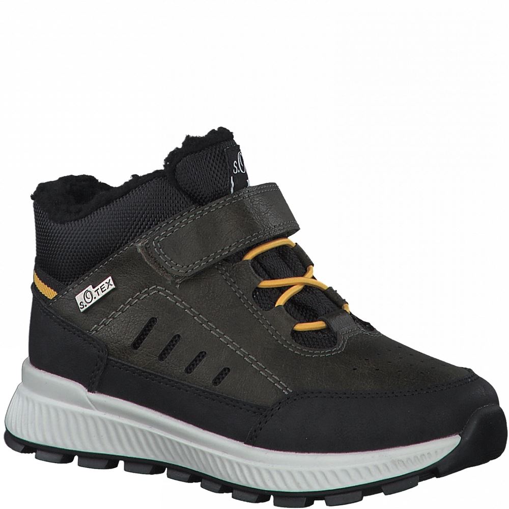 s.Oliver Schnürschuh Klettverschluss Tex - Membran grün S21  5-5-45102-27 