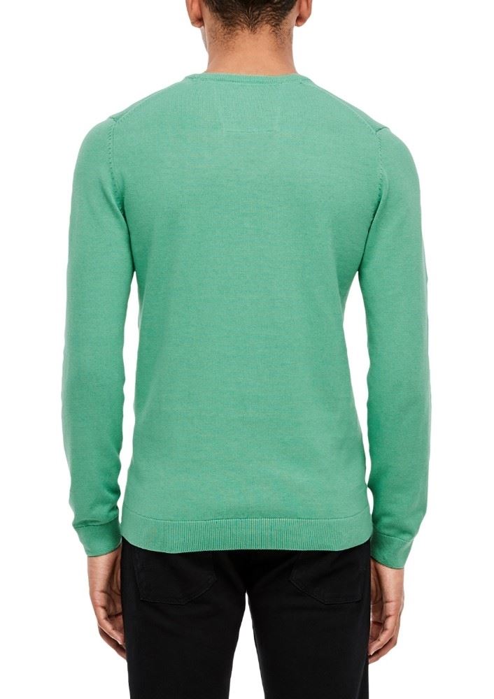 s.Oliver Strickpullover V - Ausschnitt 03899615233 S | 73W0 wasabi gre | 