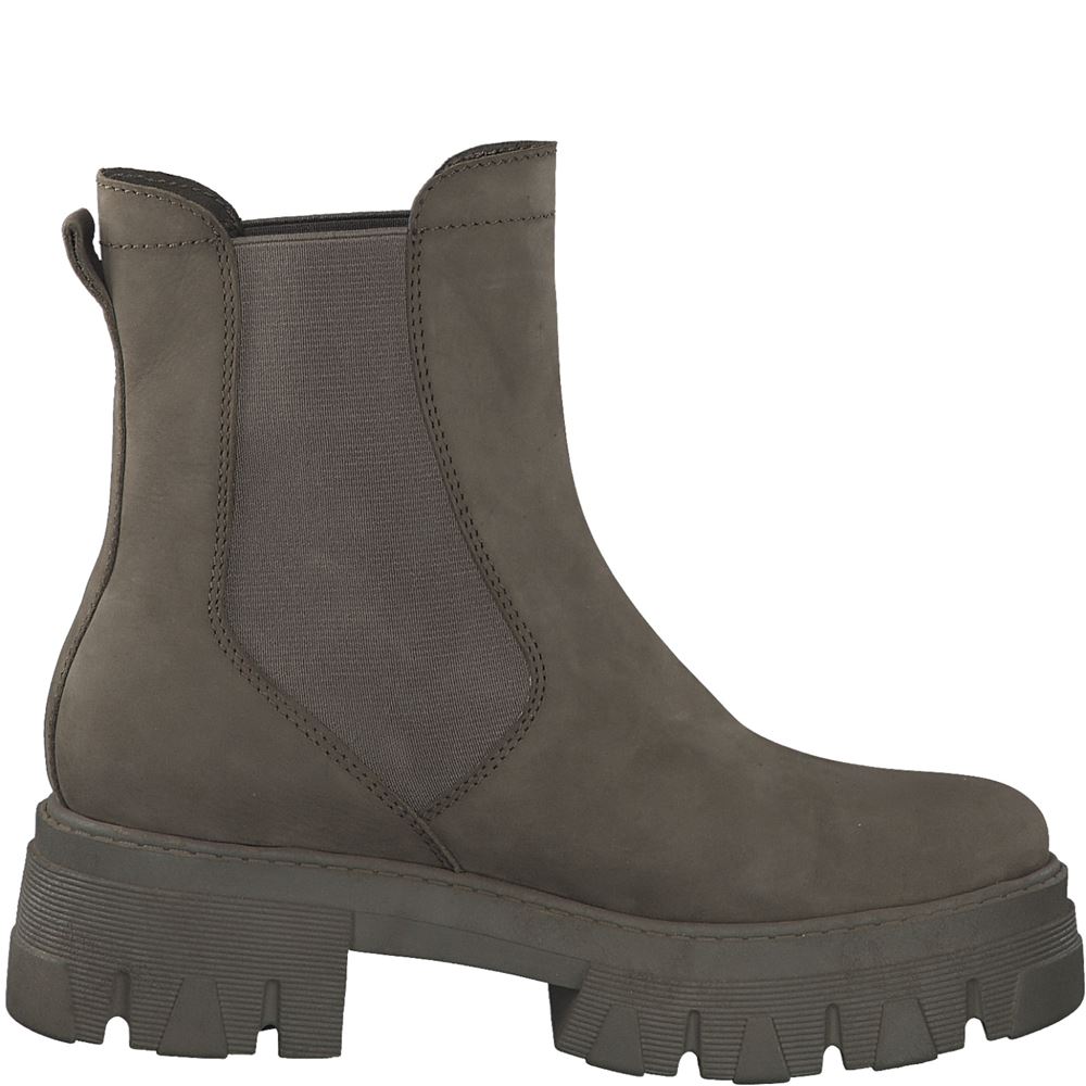 MARCO TOZZI Chelsea- Boot Leder grün S22 2-2-25403-29 